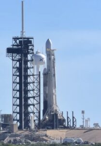Falcon Heavy in Launch Complex 39